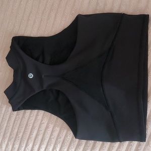Lululemon Everlux and Mesh Cropped Tank